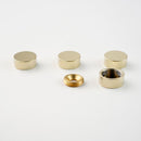 Pannello Fonoassorbente da Parete con Fori 70x70 cm Kit di 4 distanziali Coprivite Gold Finitura Grigio    