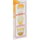 Ciotola Shaker e Mixer Miscelare Mescolare con Coperchio Separatore Uova in Plastica Giallo e Trasparente      