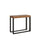 Console Extensible 90-290x40x77 cm en Mélamine Marron