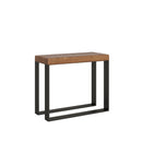 Consolle Allungabile 90-290x40x77 cm in Nobilitato Marrone