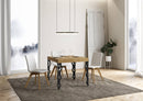 Tavolo Allungabile 90/246x90x77 cm Karamay Premium Quercia Natura