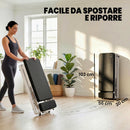 Reformer Pilates Pieghevole 195x56x88 cm con 2 Bande Elastiche in Acciaio e PU Bianco      
