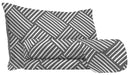 Set Lenzuola Sopra Sotto e Federe in Microfibra City Life Grey Varie Misure