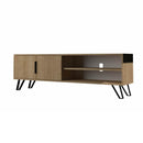 Mobile porta TV 160x35x49 cm Foot rovere