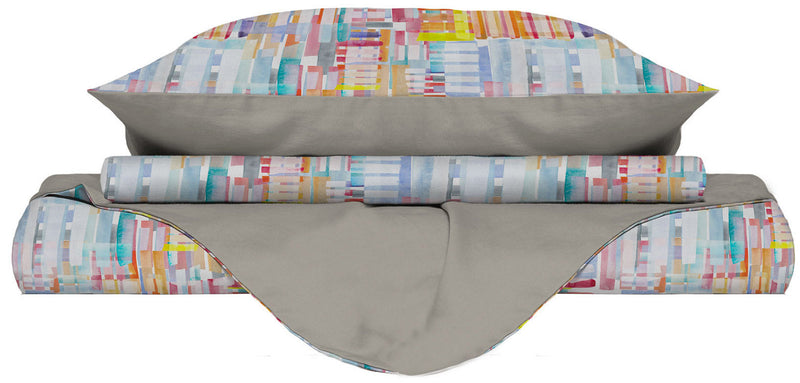 Copripiumino con Federe Stampato in Microfibra Francis Varie Misure