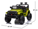 Macchina Elettrica per Bambini 12V Baby Fuoristrada Verde