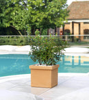 Vaso in Resina Tulli Quadro Liscio Classic Anticato Varie Misure