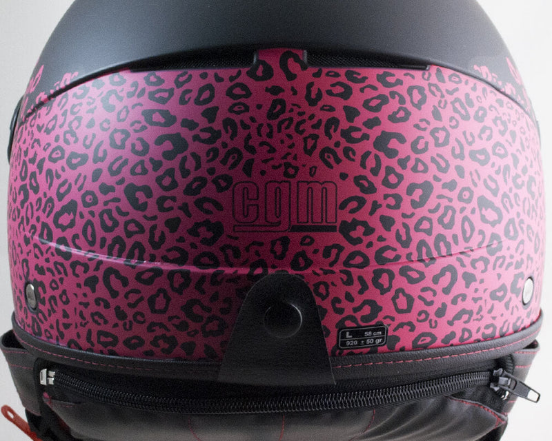 Casco Jet per Scooter Visiera Sagomata CGM Praga 109G Nero Opaco Varie Misure