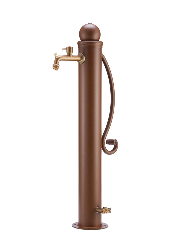 sconto Fontaine de jardin avec poignée et robinet double Belfer 42/ARRP Rouille