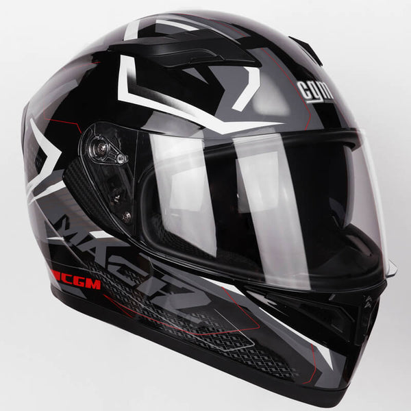 Casque Intégral pour Scooter Visière Longue CGM Mach 2 316G Noir Différentes Tailles prezzo