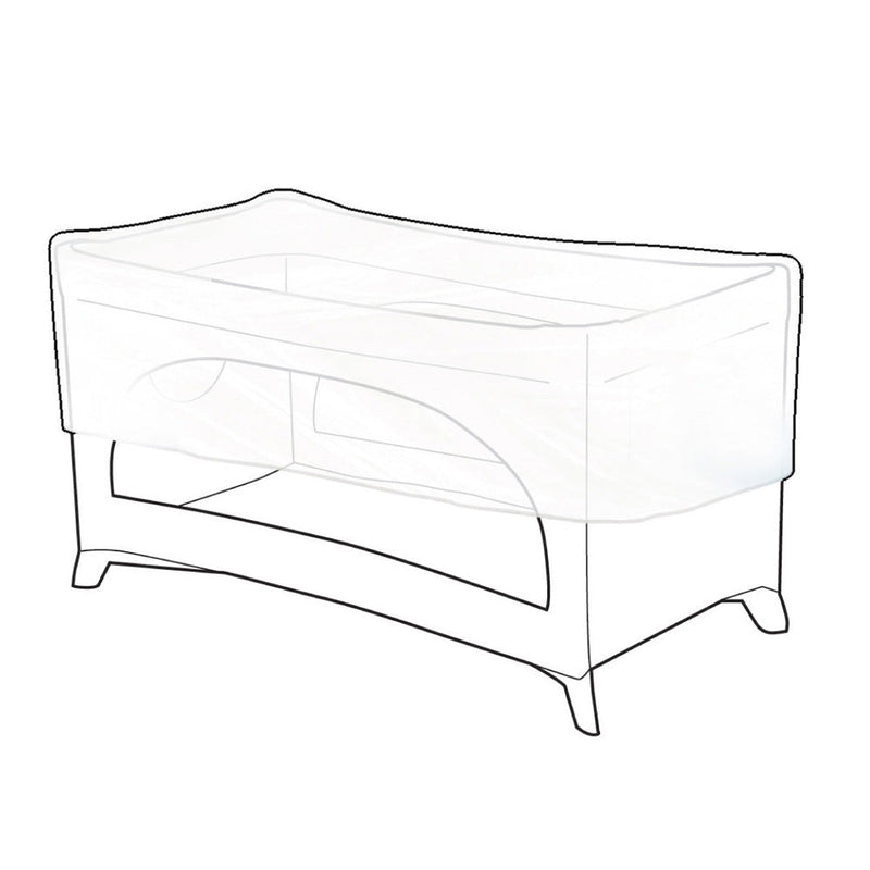Zanzariera Universale per Culla Lettino da Campeggio Bianca