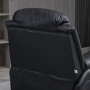Poltrona Alzapersona Elettrica 96x93x105 cm in Similpelle Nero