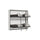 Lits simples escamotables horizontaux peu encombrants Kando H191 cm Blanc