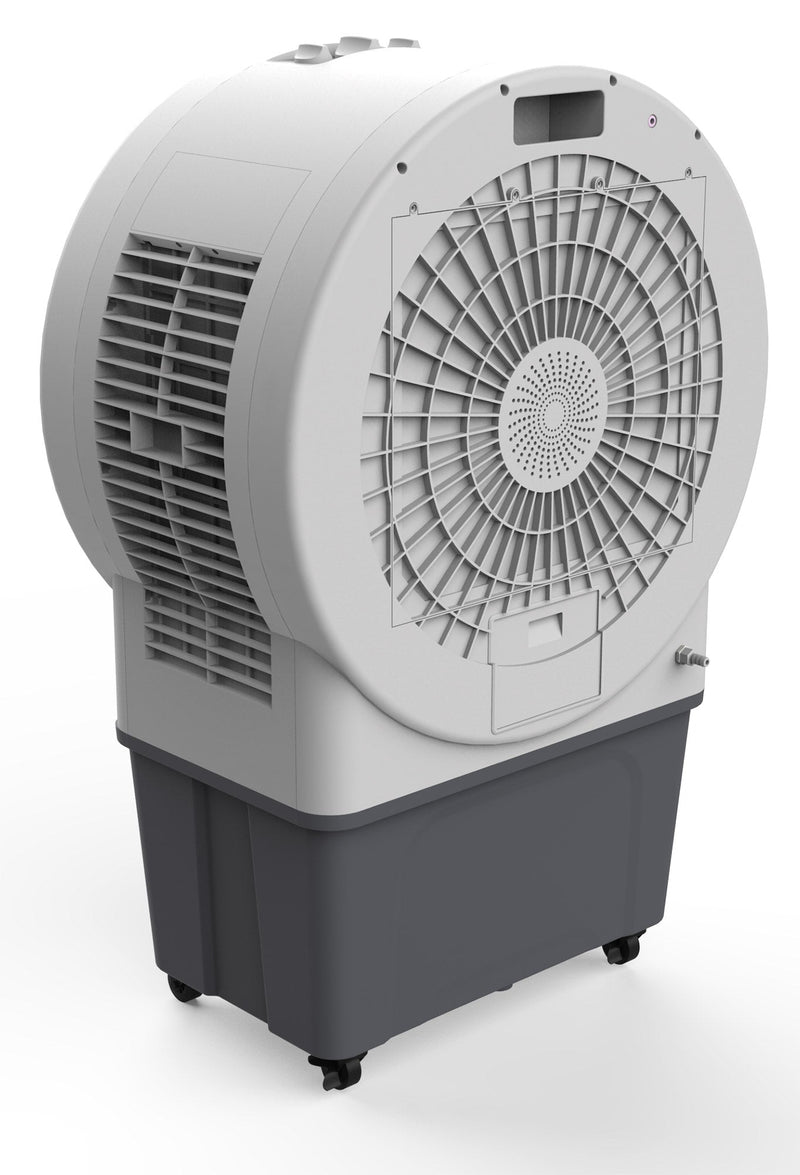 Raffrescatore Ventilatore per Grandi Ambienti con Ghiaccio o Acqua 250W Moel 9100 Turbo Cooler