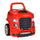 Jouet Camion Atelier pour Enfants 40x39x47 cm avec 61 Accessoires Rouge