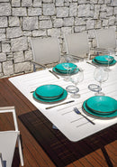 Tavolo Allungabile da Giardino 200/300x102x75 cm Porto Ercole in Alluminio Bianco