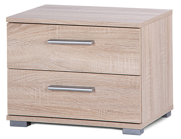 Fumer Frida Chêne Aggloméré Table De Chevet 2 Tiroirs online