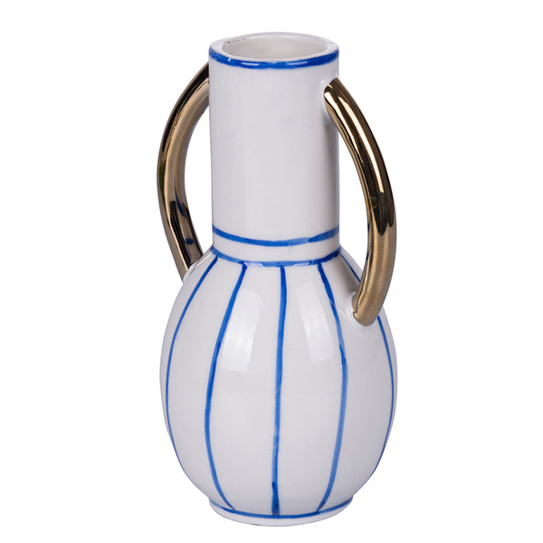 prezzo Vaso con Manici 11x9,5x19,5 cm in Porcellana VdE Tivoli 1996 Egeo