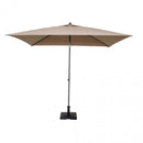 Ombrellone da Giardino Nice 2x2 m in Alluminio Tortora