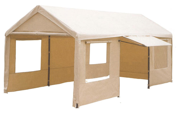 prezzo Chapiteau 3x6 m en fer avec côtés Taddei Garage blancs