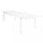 Table Extensible Cuba 220/280x100x75 h cm en Aluminium Blanc