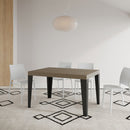  Tavolo Allungabile 140-244x90x77 cm Flame Premium Tortora Telaio Antracite