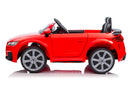 Macchina Elettrica per Bambini 12V Audi TT RS Roadster Rossa
