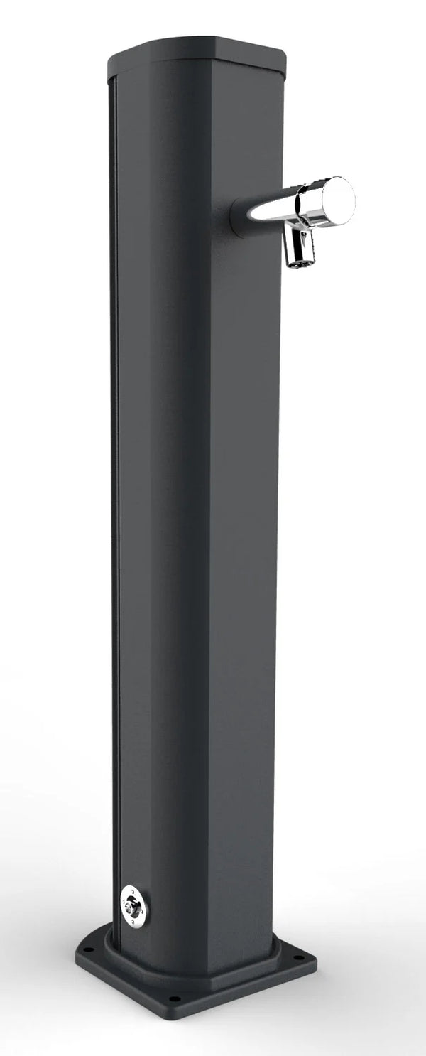 sconto Fontana Lavapiedi da Giardino con Rubinetto Temporizzato Arkema Jolly Grigio Antracite