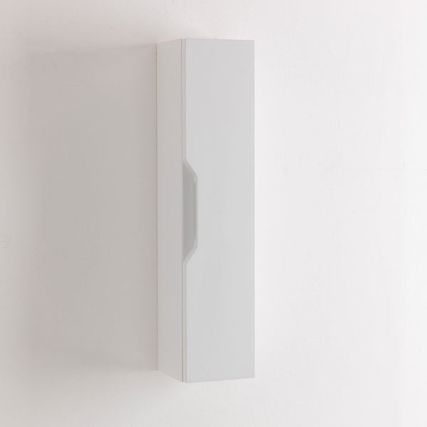 Pensile da Soggiorno 1 Anta Soft Close 17,5x16x78,2 cm TFT Belsk Bianco Opaco