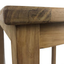 Tavolo per Giardino da Esterno Quadrato Bistrot 80x80 cm in Teak