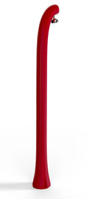 Doccia Solare da Esterno Giardino 30L Miscelatore e Lavapiedi Arkema Jolly Plus Ruby