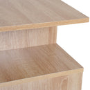 Libreria a 3 livelli in Legno Rovere 45x40x55 cm 