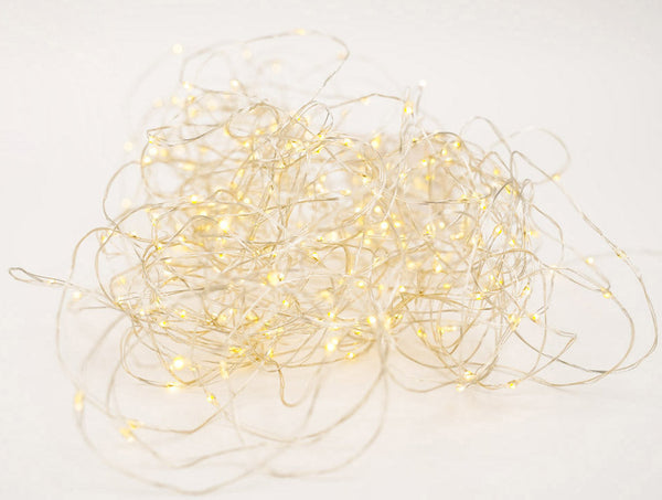 Lumières de Noël 100 MICROLED 30m Lumière Intérieure Blanc Chaud sconto