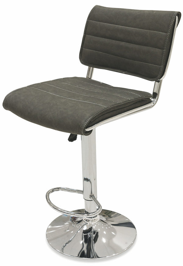 online Tabouret 91x44x51 cm en simili cuir Soriani marron