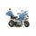 Moto électrique pour enfants 6V Police Azzurra