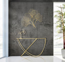 Scultura Leaf Glam 35x11,5x44 cm in Ferro Oro