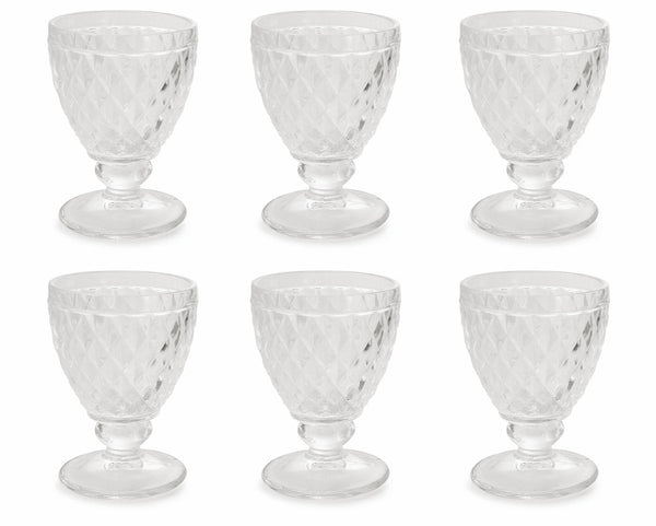 Coffret de 6 Verres Transparents VdE Tivoli 1996 Impérial Ø9x13 cm prezzo