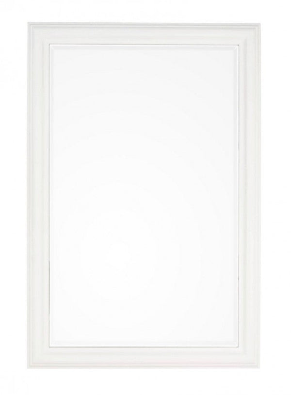 Miroir Sanzio avec cadre en bois blanc 60x90 online