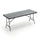 Table à Bière de Jardin Pliante en Rotin Noir Taddei Plastik 180