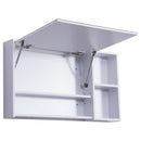 Specchio Armadietto da Bagno Pensile Bianco 90x50x12 cm 