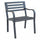 Fauteuil Chloe 60x56x85 h cm en Acier Anthracite