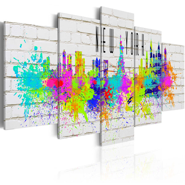 sconto Affiche - Erreurs colorées de New York