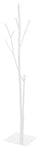 Portemanteau de sol 33x33x178 cm en fer forgé Vasconi Bambou Blanc