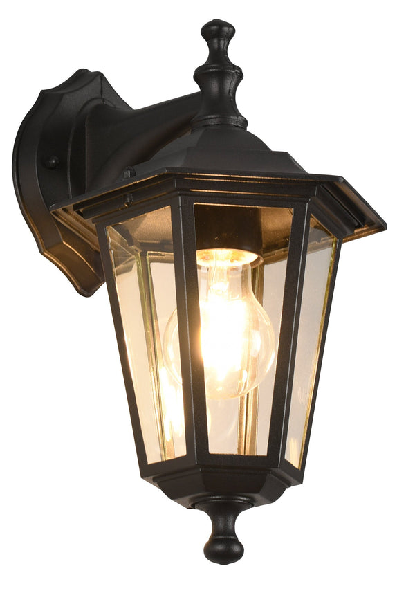 online Applique da Esterno Attacco E27 in Alluminio Nero Opaco