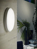 Plafoniera da Esterno a LED 8W Ovale Sovil Laser Bianco