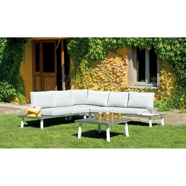 Ensemble de jardin en aluminium gris Vorghini Rapallo sconto