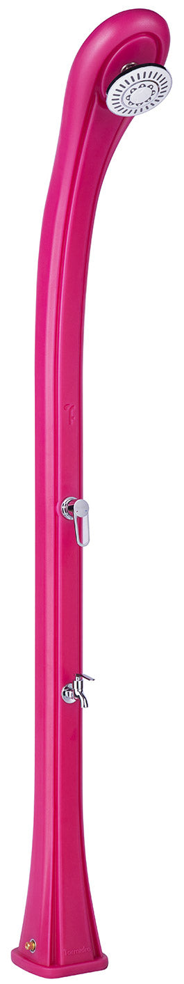 Douche Solaire de Jardin 28L Rose Mitigeur et Lave pieds prezzo