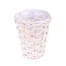 Set 6 Cesti in Materiale Naturale H 17 cm