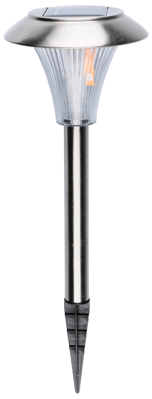 Lampe de jardin LED solaire en acier Bauer White Light prezzo