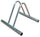 Porte-vélos modulable pour 1 place en acier Bikky 8011W Agrati